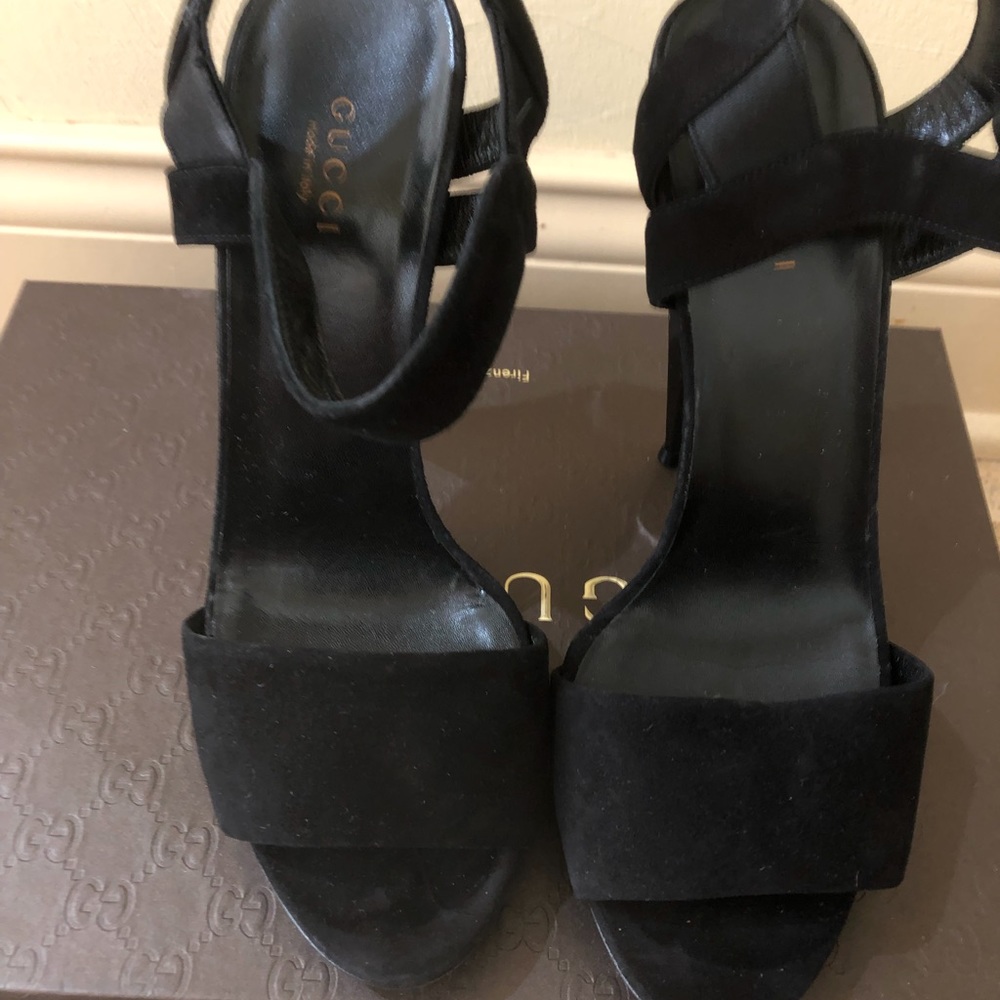 Black Gucci shoes